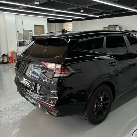 2024스포티지 NQ5 크롬죽이기+엠블럼랩핑 3M2080 Gloss Black / 창원 팔용동