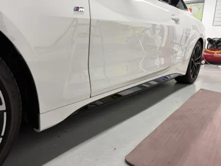 창원랩핑 BMW 420i 사이드스커트 블랙포인트랩핑 & M퍼포먼스 데칼 시공 / 창원 팔용동