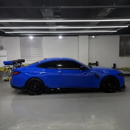 창원랩핑 - BMW M4(G82)전체랩핑+스포일러포인트랩핑 플랜비창원점/브라바도-마카롱잼스톤블루 경남마산랩핑 창원전체랩핑잘하는곳 랩핑맛집 M4랩핑 / 창원 팔용동