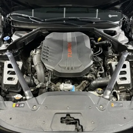 스팅어3.3GT 보닛&트렁크 하판(PlanB 6D Carbon Fiber) 포인트랩핑 / 창원 팔용동