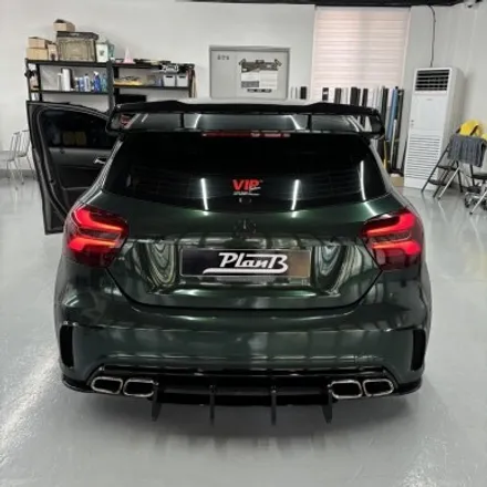 A45 AMG 디퓨져 유광 블랙 랩핑 3M 2080 Gloss Black / 창원 팔용동
