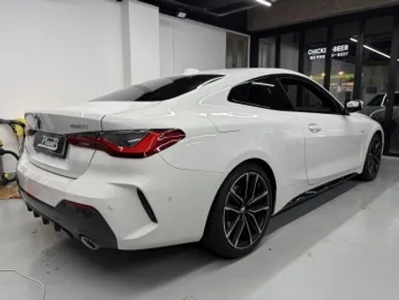 창원랩핑 BMW 420i 사이드스커트 블랙포인트랩핑 & M퍼포먼스 데칼 시공 / 창원 팔용동