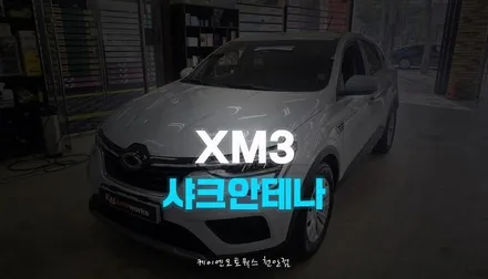 XM3 막대형 폴안테나를 샤크안테나로 교체하기 / 천안 두정동