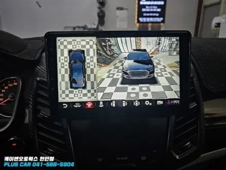 쌍용 코란도 C 모터스벨류 안드로이드 올인원 네비게이션 교체, 3D 어라운드뷰 시공 / 천안 두정동