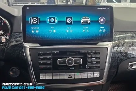 벤츠 ML350 12.3인치 와이드 모니터 안드로이드 올인원 장착 / 천안 두정동