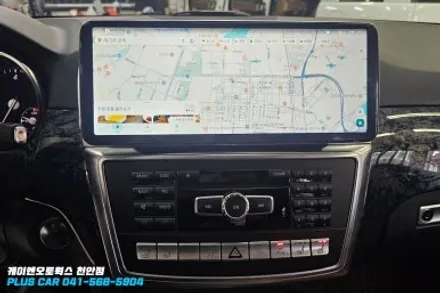 벤츠 ML350 12.3인치 와이드 모니터 안드로이드 올인원 장착 / 천안 두정동