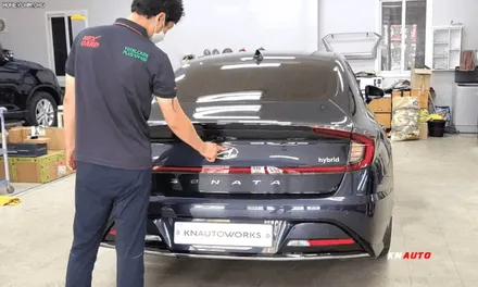 천안 쏘나타 DN8 전동트렁크 장착 TOT라인 / 천안 두정동