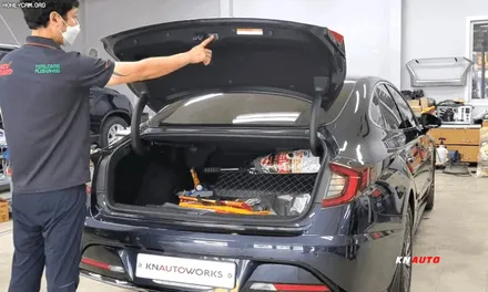 천안 쏘나타 DN8 전동트렁크 장착 TOT라인 / 천안 두정동