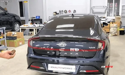 천안 쏘나타 DN8 전동트렁크 장착 TOT라인 / 천안 두정동