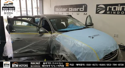 대구 수성구 시지 경산 주변 썬팅 잘하는곳 / SM6 레인보우 반반사 썬팅 V90 V70 조합으로 깔끔 재시공 / 열차단 성능도 올리고 새로워진 모습에 기분좋은 만족 ~! / 대구 동구