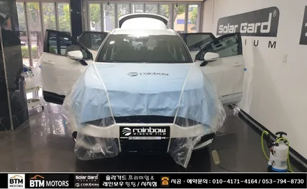 대구 동구 수성구 썬팅 신차패키지 / 스포티지 NQ5 신차 패키지 시공 (레인보우 썬팅 V90+V70 + 블랙박스 + PPF + 유리막코팅 시공) / 처음부터 멋스럽게 ~! / 대구 동구