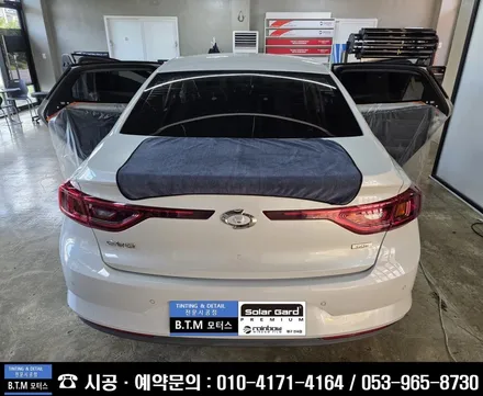 [대구경산썬팅] 대구 동구 썬팅 / 신차 중고차 썬팅 전문점 / SM6 썬팅 재시공 / 레인보우 프리미엄 썬팅 루체 LUCE 시공으로 새차 기분 대만족~! / 대구 동구