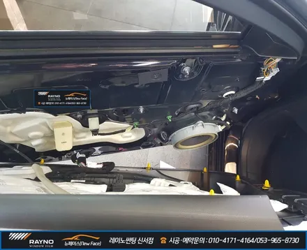 대구동구썬팅, 르노 삼성자동차 SM6 레이노 썬팅으로 깔끔 재시공해드린 후기! / 대구 동구