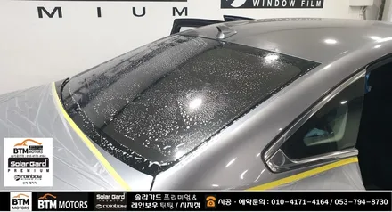 대구 수성구 시지 경산 주변 썬팅 잘하는곳 / SM6 레인보우 반반사 썬팅 V90 V70 조합으로 깔끔 재시공 / 열차단 성능도 올리고 새로워진 모습에 기분좋은 만족 ~! / 대구 동구