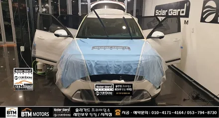 대구 썬팅 신차 패키지 기아 자동차 셀토스 깔끔 시공 / 솔라가드 썬팅 + 블랙박스 + 부분 PPF + 유리막 코팅 시공 / 대구 수성구 시지 경산 추천 여기 GOOD ~! / 대구 동구