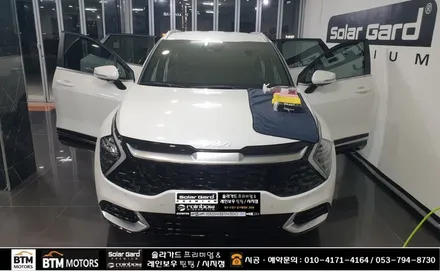 대구 동구 수성구 썬팅 신차패키지 / 스포티지 NQ5 신차 패키지 시공 (레인보우 썬팅 V90+V70 + 블랙박스 + PPF + 유리막코팅 시공) / 처음부터 멋스럽게 ~! / 대구 동구