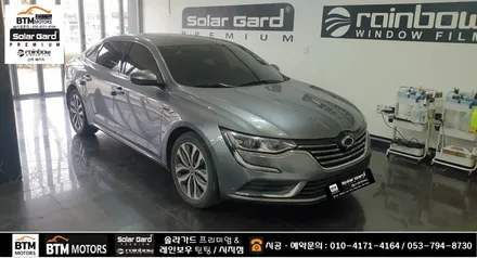 대구 수성구 시지 경산 주변 썬팅 잘하는곳 / SM6 레인보우 반반사 썬팅 V90 V70 조합으로 깔끔 재시공 / 열차단 성능도 올리고 새로워진 모습에 기분좋은 만족 ~! / 대구 동구