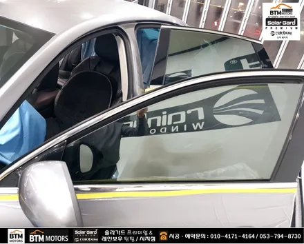 대구 수성구 시지 경산 주변 썬팅 잘하는곳 / SM6 레인보우 반반사 썬팅 V90 V70 조합으로 깔끔 재시공 / 열차단 성능도 올리고 새로워진 모습에 기분좋은 만족 ~! / 대구 동구