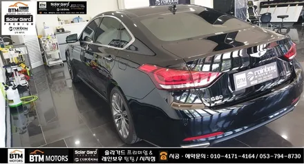 대구 수성구 시지 썬팅 광택/ 제네시스 G80(DH) 유막제거, 발수코팅, 광택, 발란스9 유리막코팅 시공/ 대구썬팅, 신차패키지, 재시공 잘하는곳/ 장마철 안전운전 위해 강추~! / 대구 동구