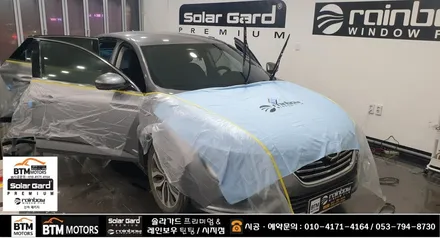 대구 수성구 시지 경산 주변 썬팅 잘하는곳 / SM6 레인보우 반반사 썬팅 V90 V70 조합으로 깔끔 재시공 / 열차단 성능도 올리고 새로워진 모습에 기분좋은 만족 ~! / 대구 동구