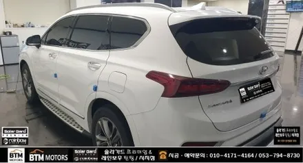대구 경산 신차썬팅 신차패키지 썬팅 재시공 잘하는곳 / 레인보우 썬팅 I90 블랙으로 산타페(맥스크루즈) 깔끔 재시공 / 2023년 연말연시 예약썬팅 신차썬팅 할인 서비스 ~! / 대구 동구