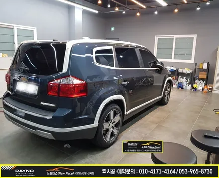 대구동구반야월 혁신도시 주변 썬팅 광택 / 2017년식 쉐보레 올란도 횟수로 3년된 중고차량 광택시공으로 신차 처럼 / 타시던 차량 새롭게 잘해드리는곳 / 레이노썬팅신서점 뉴페이스 / 대구 동구