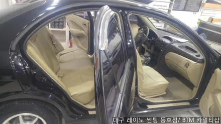 대구 레이노 썬팅 동호점(BTM 카멀티샵)/ SM3 레자 시트+열선뽀글이 썬팅 / 대구 동구