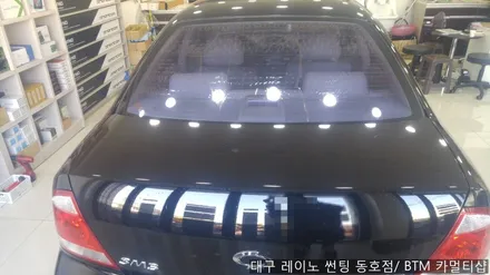 대구 레이노 썬팅 동호점(BTM 카멀티샵)/ SM3 레자 시트+열선뽀글이 썬팅 / 대구 동구