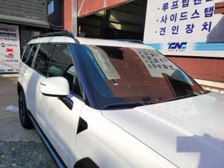 싼타페썬팅틴팅부산신차패키지전문점레인보우V90시공