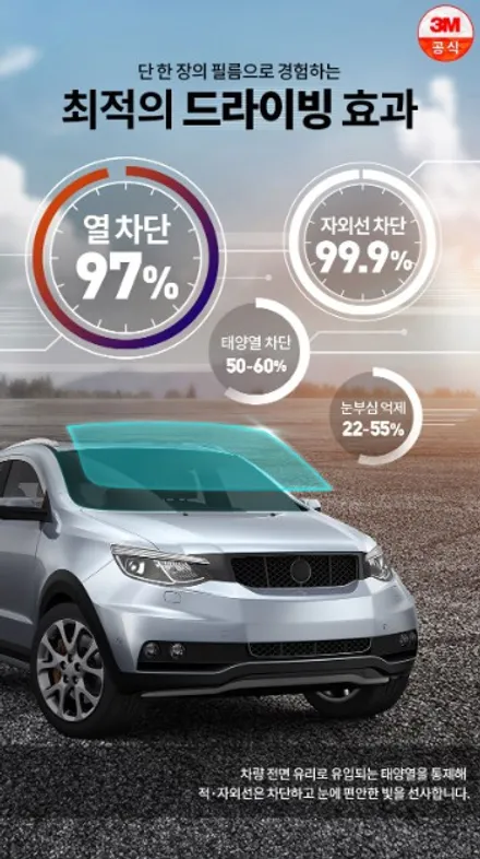 부산사상주례 테슬라3M크리스탈썬팅틴팅 신차패키지
