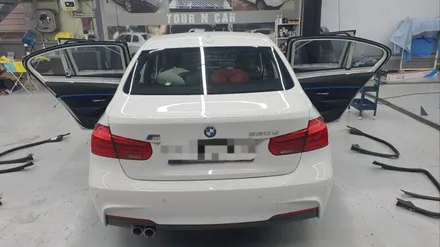 부산사상주례 BMW320d레인보우V90썬팅틴팅재시공