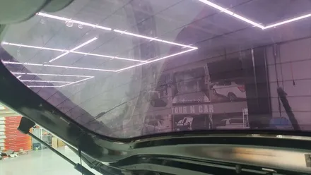 부산사상주례 후면뽀글이기포현상열선손상없이유리교체하지않고 깔끔하게썬팅틴팅재시공