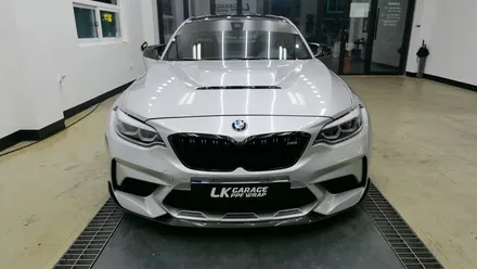 BMW M2 에이버리 메탈릭실버 전체랩핑, 하남랩핑 LK게러지 / 하남, 미사
