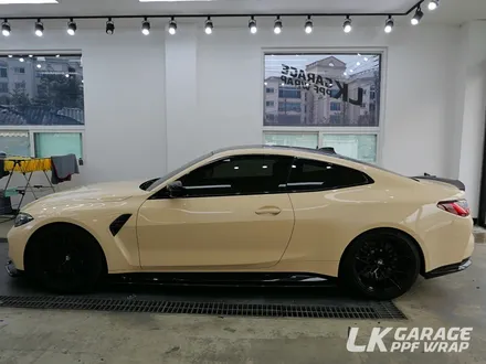 BMW M4 G82 컴페티션 3M 브러쉬드 블랙 메탈릭 전체랩핑, 하남 자동차 랩핑 LK게러지 / 하남, 미사