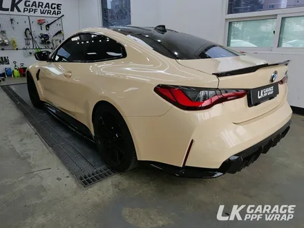 BMW M4 G82 컴페티션 3M 브러쉬드 블랙 메탈릭 전체랩핑, 하남 자동차 랩핑 LK게러지 / 하남, 미사