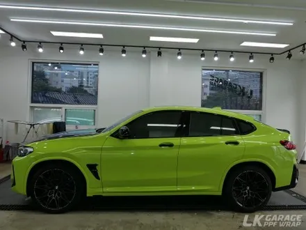 BMW X4M 시그니처 컬러(상파울루 옐로우) 라임그린 전체랩핑 / 하남, 미사