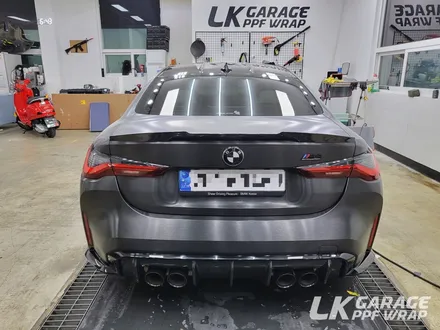BMW M4 G82 컴페티션 3M 브러쉬드 블랙 메탈릭 전체랩핑, 하남 자동차 랩핑 LK게러지 / 하남, 미사