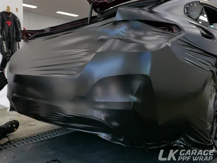 자동차 랩핑 소요시간은? BMW i4 M50 사틴블랙 전체랩핑 / 하남 신장동