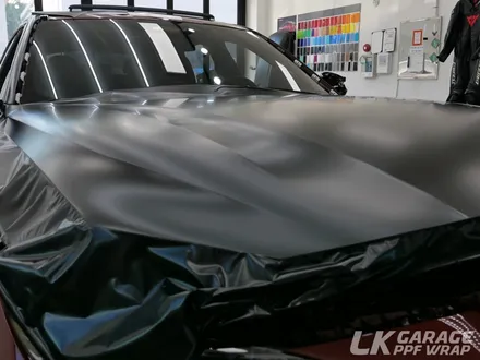 자동차 랩핑 소요시간은? BMW i4 M50 사틴블랙 전체랩핑 / 하남 신장동