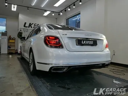 평범한 흰색이 싫다면, 기아 K9 3M 화이트 골드 스파클 전체랩핑 / 하남 신장동