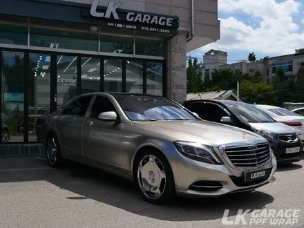 고급스러운건 더 고급스럽게, 장점을 더욱 부각시켜주는 고광택 랩핑 벤츠 S500 마이바흐 샴페인골드 전체랩핑 / 하남 신장동