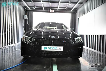 BMW 428i 쿠페 실내 헥사고날 트림 3M 카본블랙으로 랩핑하기 + BMW 실내랩핑 + 스타일랩 하남점 / 하남시 초일동