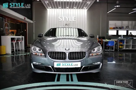 BMW 640d 그란쿠페(F12) 3M 1080 사틴 화이트알루미늄 전체랩핑, 실내랩핑, 몰딩랩핑 + 하남랩핑 + 미사강변도시랩핑 + 스타일랩 / 하남시 초일동