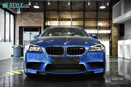 BMW F10 M5 신차패키지+전체PPF(스톤아머)+솔라가드프리미엄LX 열차단썬팅+클리어플렉스 윈드쉴드+하남PPF+강동PPF+미사강변도시썬팅+스타일랩+솔라가드하남점 / 하남시 초일동