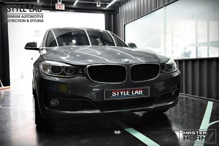BMW 3GT 실내 우드트림 랩핑 / 3M 브러쉬 티타늄 / 하남랩핑 / 스타일랩 / 하남시 초일동