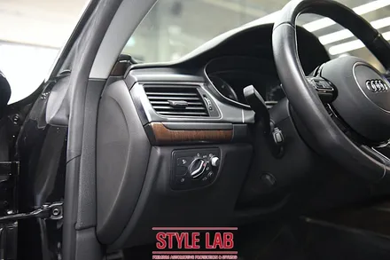 아우디 A7 실내 카본랩핑 - 스타일랩(STYLE LAB) / 강남, 송파, 잠실 랩핑 / 미사랩핑 / 하남랩핑 / 하남시 초일동