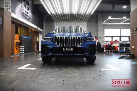 BMW X5 부분PPF - 본넷, 실내, 전면 하이그로시, 생활보호패키지, 도어스텝 / 하남PPF  스타일랩 / 하남시 초일동
