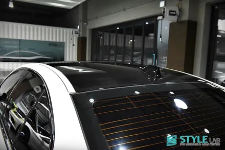 [스타일랩 하남점] BMW F10 520d 에이버리 유광블랙 루프스킨 시공 / 하남,강동 루프스킨 랩핑 / 하남시 초일동