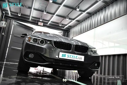 BMW 420d 그란쿠페 에이버리 유광 블랙 루프스킨 시공 + BMW 루프스킨 + 하남루프스킨 + 하남랩핑 + 스타일랩하남점 / 하남시 초일동