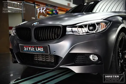 BMW 3GT : 3M 사틴 다크그레이 전체랩핑 / 하남랩핑 / 스타일랩 / 하남시 초일동